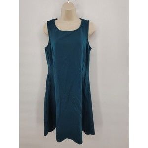 TORRID SLEEVELESS DRESS, DARK GREEN, A-LINE, SIZE 12